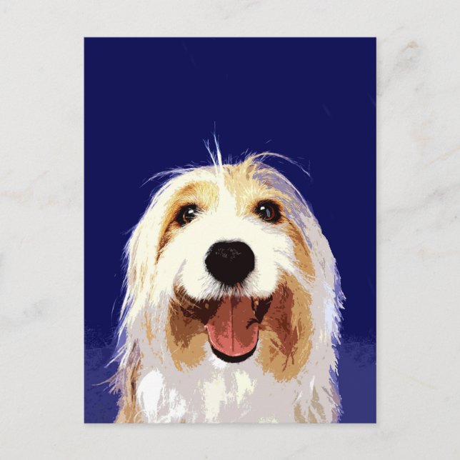 Cartão Postal Bearded Collie (Frente)