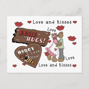 Cartão Postal Bears Hugs