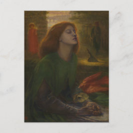 Cartão Postal Beata Beatrix por Dante Gabriel Rossetti