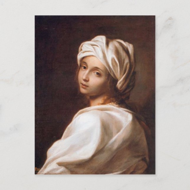 Cartão Postal Beatrice Cenci - Guido Reni (Frente)