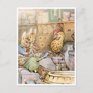 Cartão Postal Beatrix Potter A Tale de Ginger e Picles