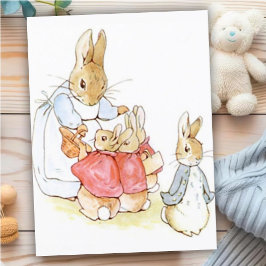Cartão Postal Beatrix Potter do Conde de Pedro o Coelho