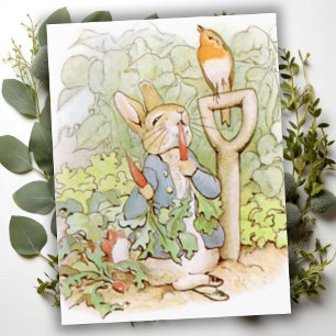 Cartão Postal Beatrix Potter do Conde de Pedro o Coelho