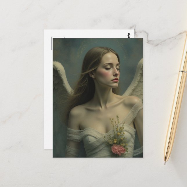 Cartão Postal Beautiful Angel (Frente/Verso In Situ)