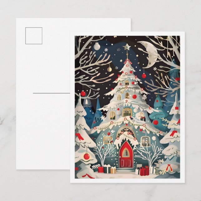 Cartão Postal Beautiful Christmas  (Frente/Verso)