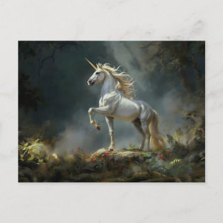Cartão Postal beautiful unicorn Postcard