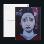 Cartão Postal Beautifully Sad Painting by Alfred Fox<br><div class="desc">Painting of "Beautifully Sad" by Alfred Fox . Collectable Postcard . alfred_fox_art @ Zazzle</div>
