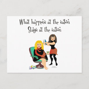 Cartão Postal Beauty Salon Secretos