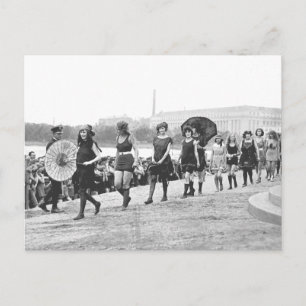 Cartão Postal Beauty Show Glamor Girls Vintage 1922
