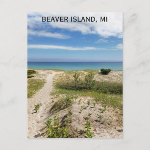 Cartão Postal Beaver Island Michigan Beach Viagem