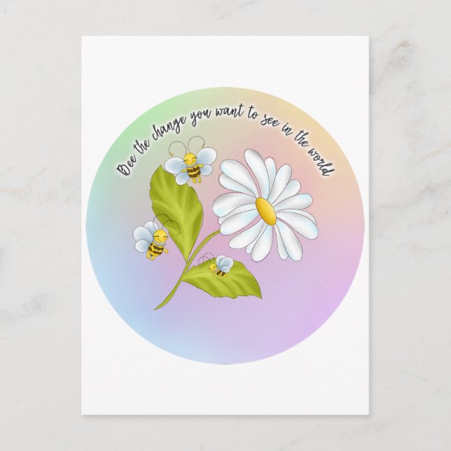 Cartão Postal Beba a mudança (Frente)