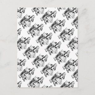 Cartão Postal Beba-me Vintage Alice no País das Maravilhas