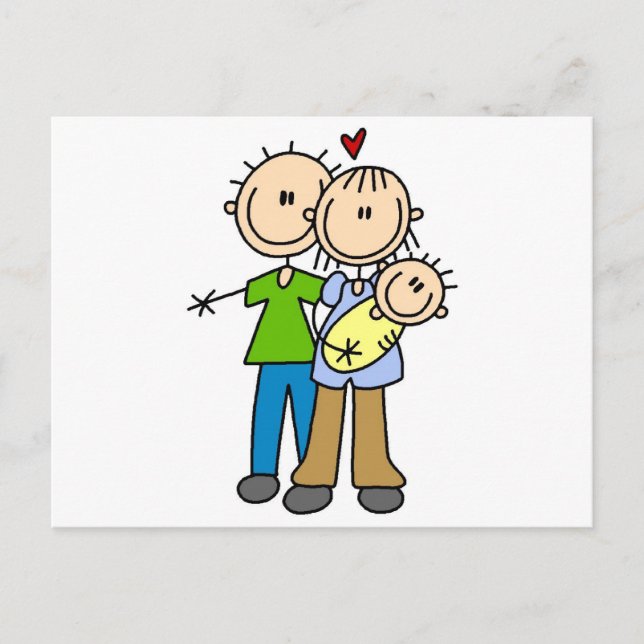 Cartão Postal Bebê faz três camisetas e presentes (Frente)