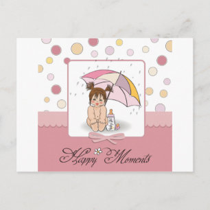 Cartão Postal bebê feliz