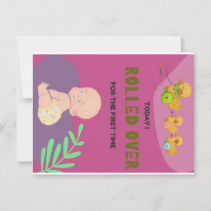 Cartão Postal Bebê rolando