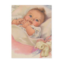 Bebê Sorridente Vintage Encantador