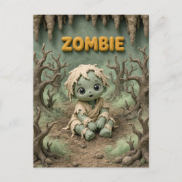 Cartão Postal Bebê Zumbi Fofo, Mitológico