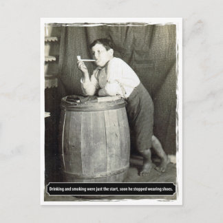 Cartão Postal Beber e Fumar eram apenas o Começo