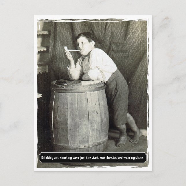 Cartão Postal Beber e Fumar eram apenas o Começo (Frente)