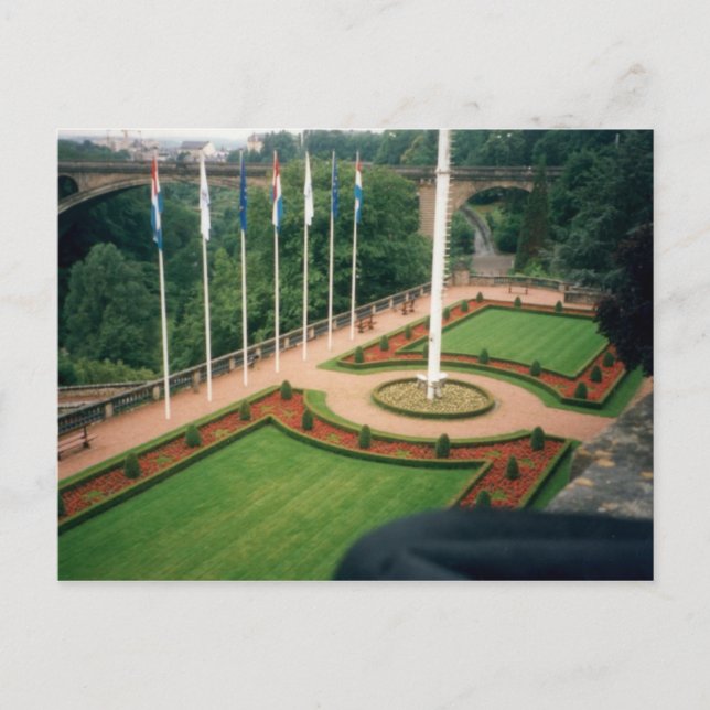 Cartão Postal Beck Bastion - Cidade do Luxemburgo (Frente)