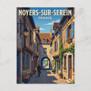 Cartão Postal Beco de Noyers-sur-Serein França