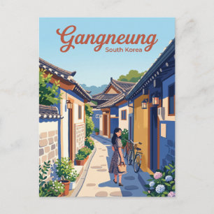 Cartão Postal Beco Gangneung Coreia do Sul