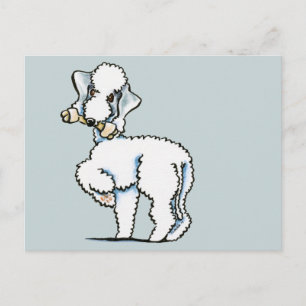 Cartão Postal Bedlington Terrier Rosie
