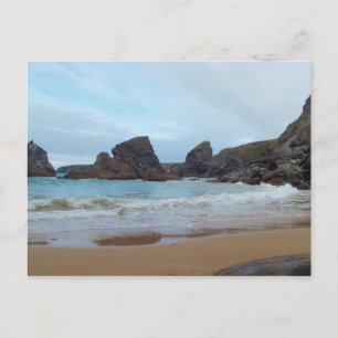 Cartão Postal Bedruthan Steps Carnewas Cornwall Inglaterra