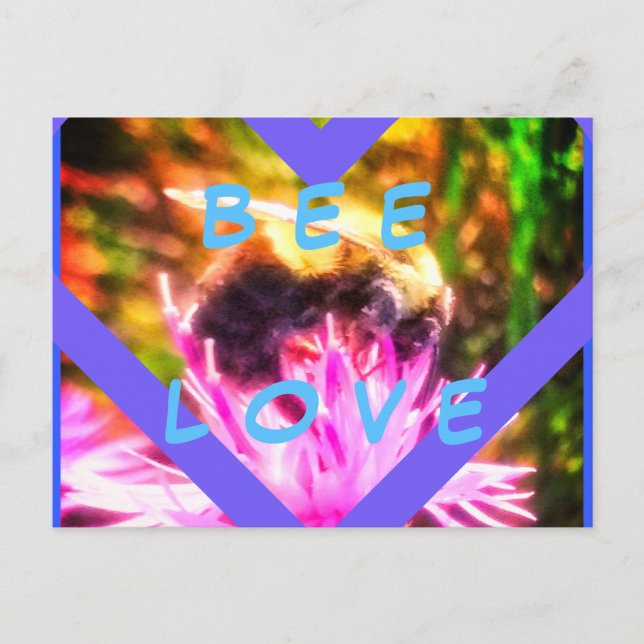 CARTÃO POSTAL BEE AMOR (Frente)