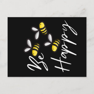 Cartão Postal Bee Happy Bee Gifts, Eu Amo Abelhas, Presente De A