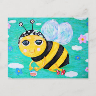 Cartão Postal Bee My Honey