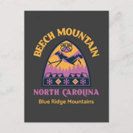 Cartão Postal Beech Mountain Carolina do Norte