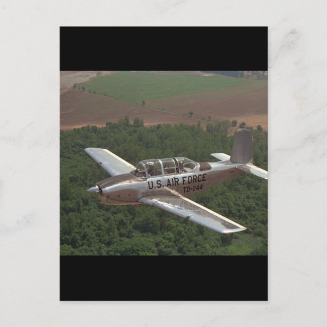 Cartão Postal Beechcraft, T-34, 1953_Classic Aviation (Frente)