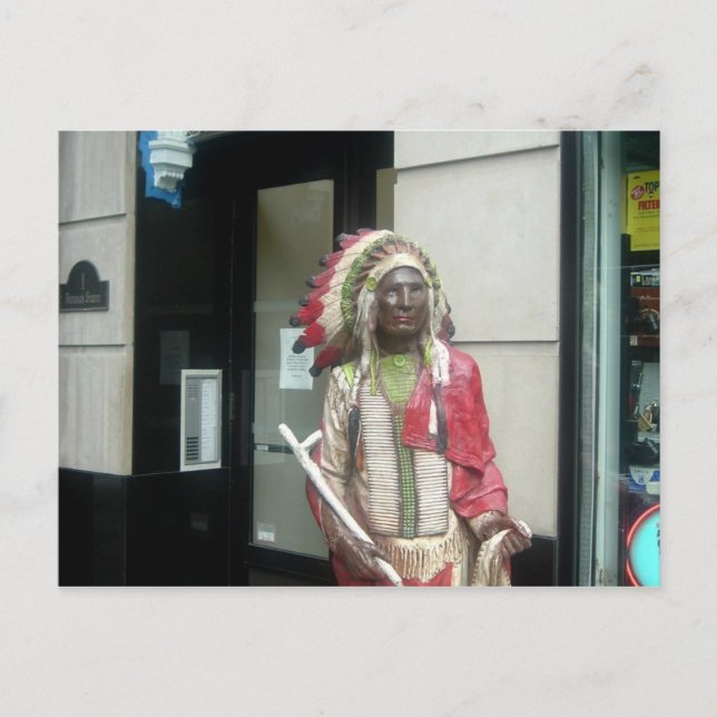 CARTÃO POSTAL BEEKMAN STREET INDIAN (Frente)