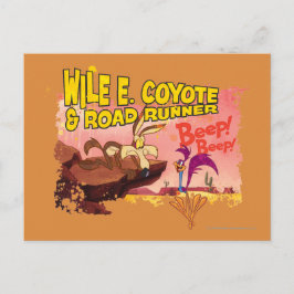 CARTÃO POSTAL BEEP BEEP WIE E. COYOTE™ E ROAD RUNNER™!™