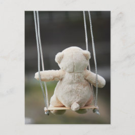 Cartão Postal Beer op Schommel in beweging.