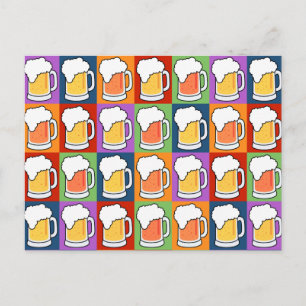 Cartão postal BEER Pop Art