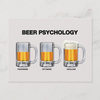 Cartão Postal Beer Psicology