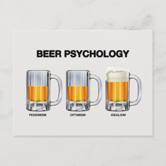 Cartão Postal Beer Psicology