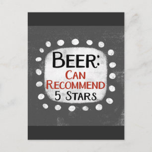 Cartão postal Beer Review 5 Estars