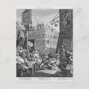 Cartão Postal Beer Street, 1751
