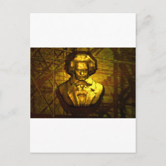 Cartão Postal Beethoven - bronze