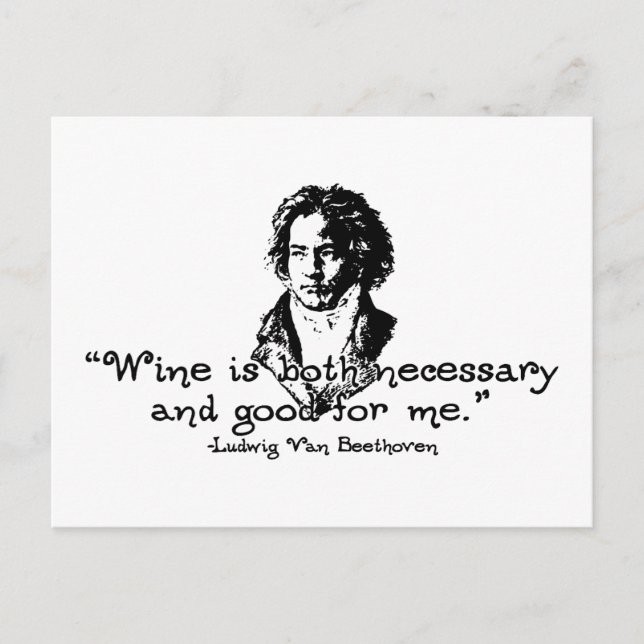 Cartão Postal Beethoven - S (Frente)