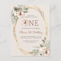 Beige do Partido primeiro aniversario da Abóbora