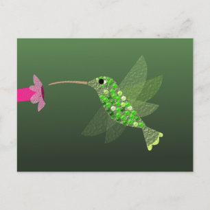 Cartão Postal Beija-flor