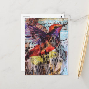 Cartão Postal Beija-flor não se desculpa por se importar mídia m