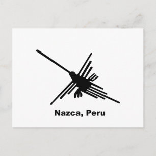 Cartão Postal Beija-flor Nazca, Peru