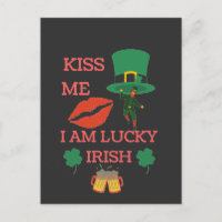Beije-me, sou sortudo irlandês hoje