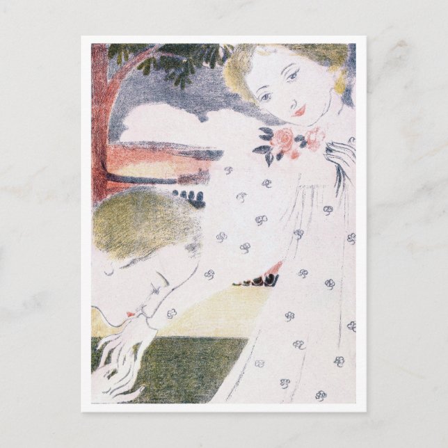 Cartão Postal Beije Sua Mão, Maurice Denis (Frente)