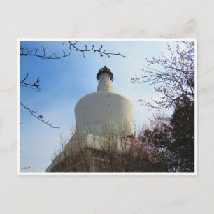 Cartão Postal beijinho estúpido branco